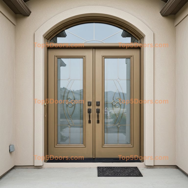 Idaho arched double tuscan Door