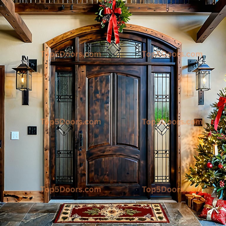 Idaho closet sliding door mountain lodge Door