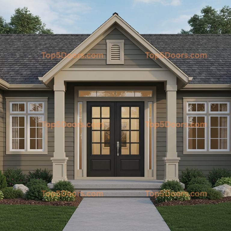 Idaho double french country Door