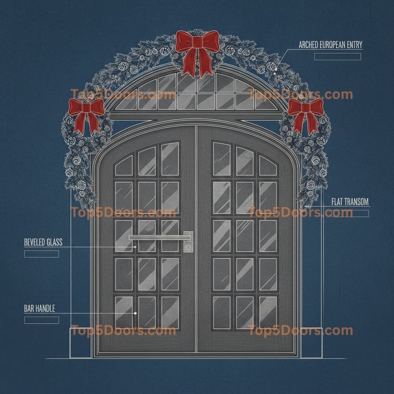 Idaho front entry door european classic Door