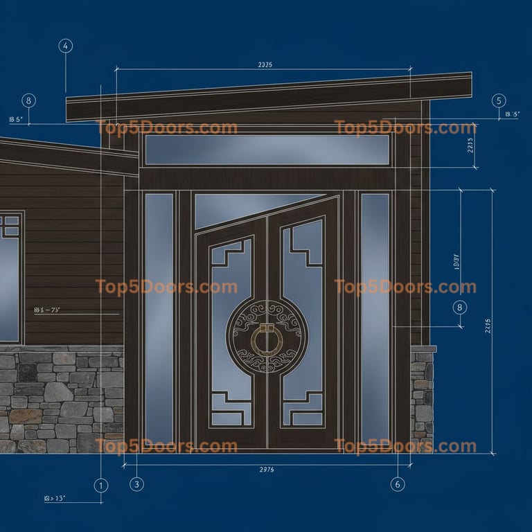 Idaho office door contemporary Door