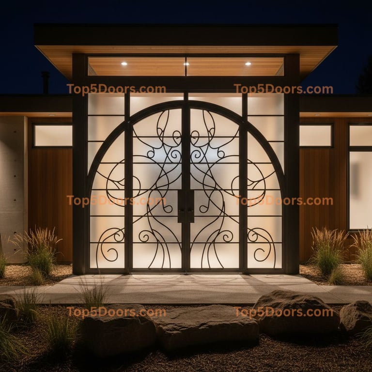 Idaho patio sliding door industrial Door