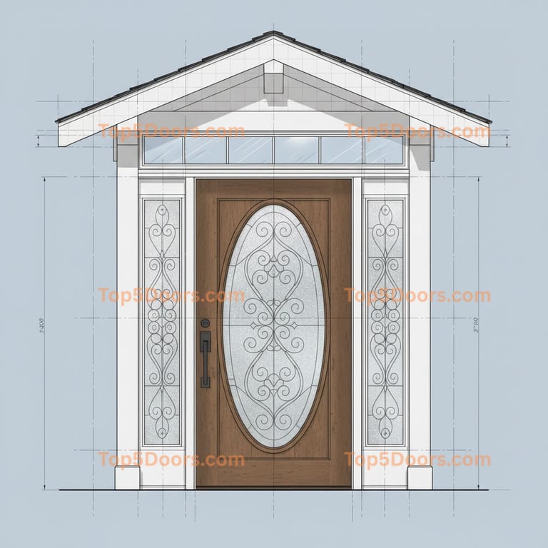 Idaho single cape cod Door