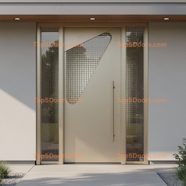 Idaho single mid-century modern Door