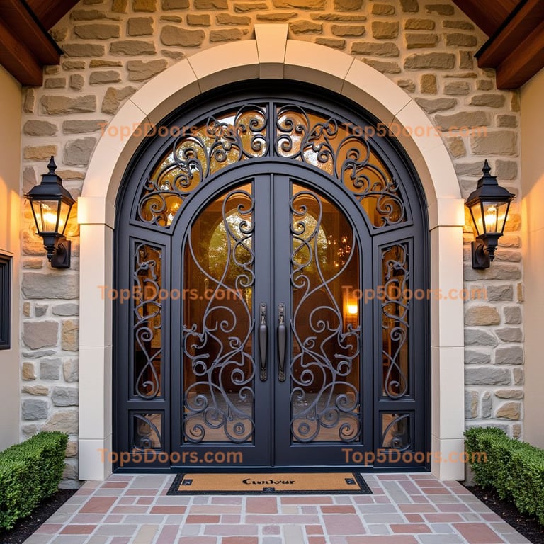 Idaho wine cellar door spanish colonial Door