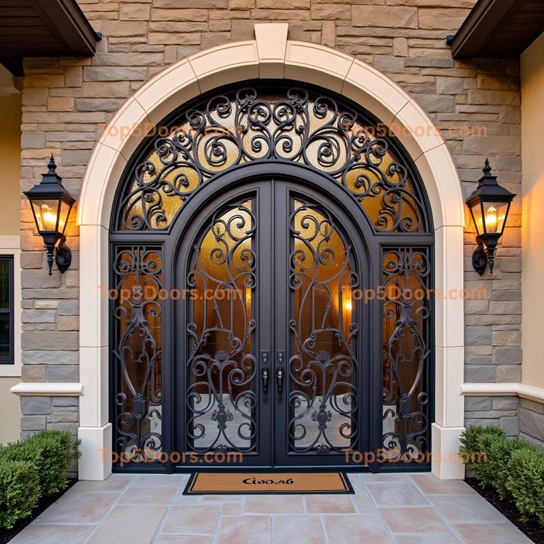 Idaho wine cellar door french provincial Door
