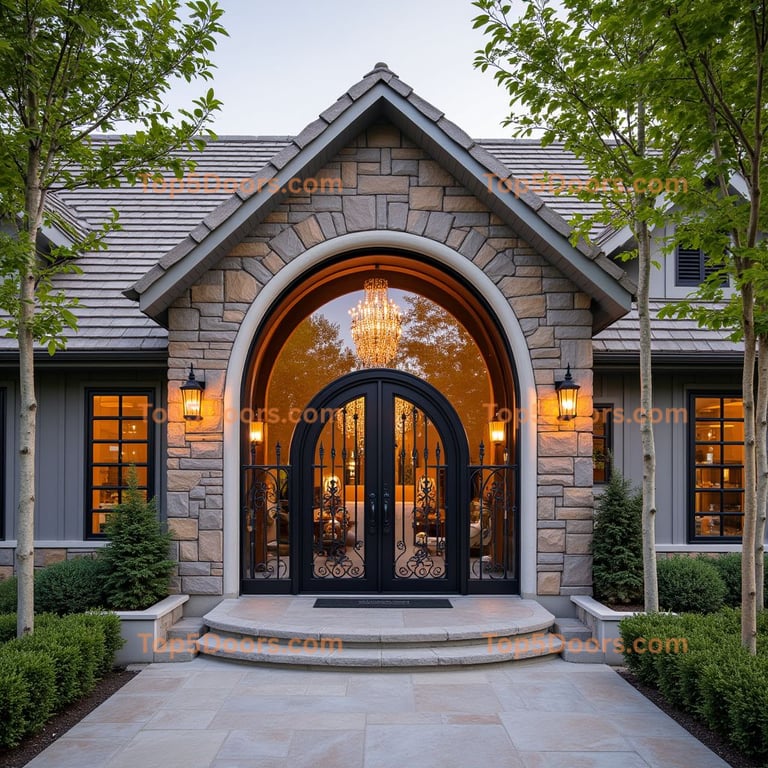Idaho wine cellar door modern Door