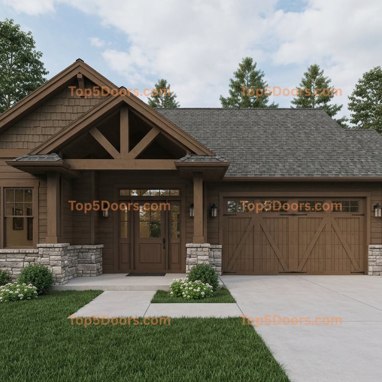 Illinois barn door mountain lodge Door