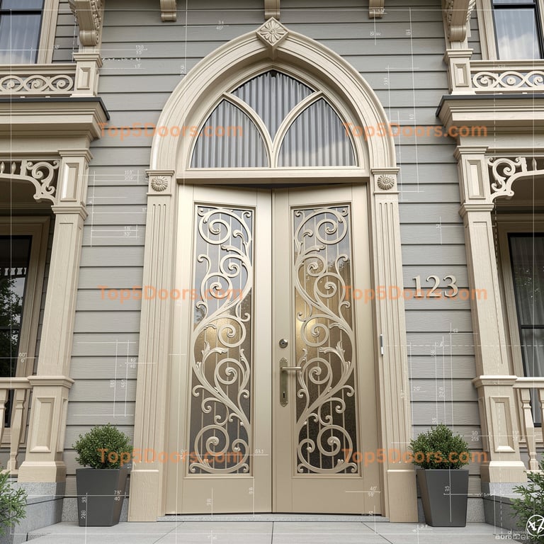 Illinois closet bifold door victorian Door