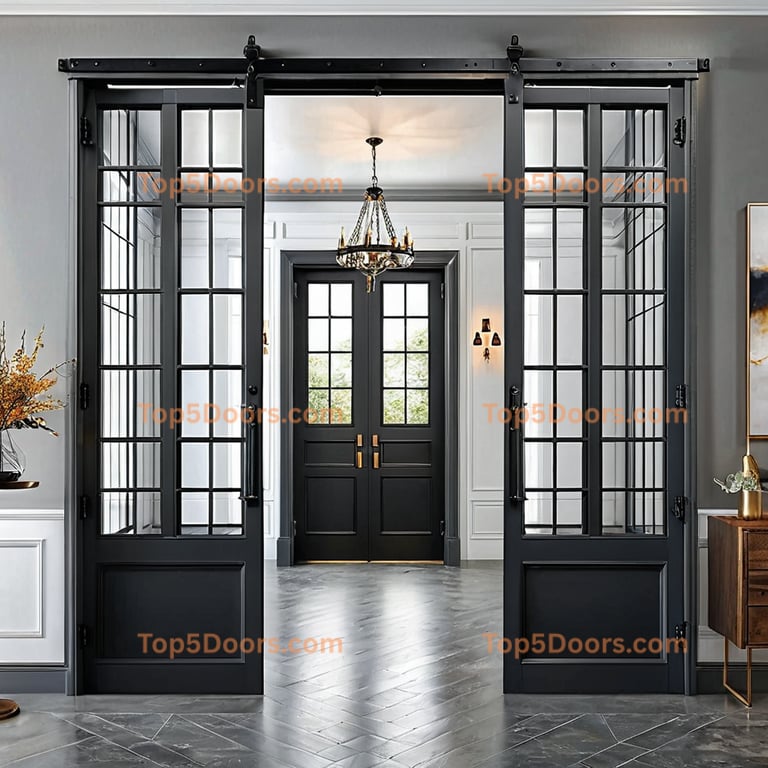 Illinois closet bifold door french country Door