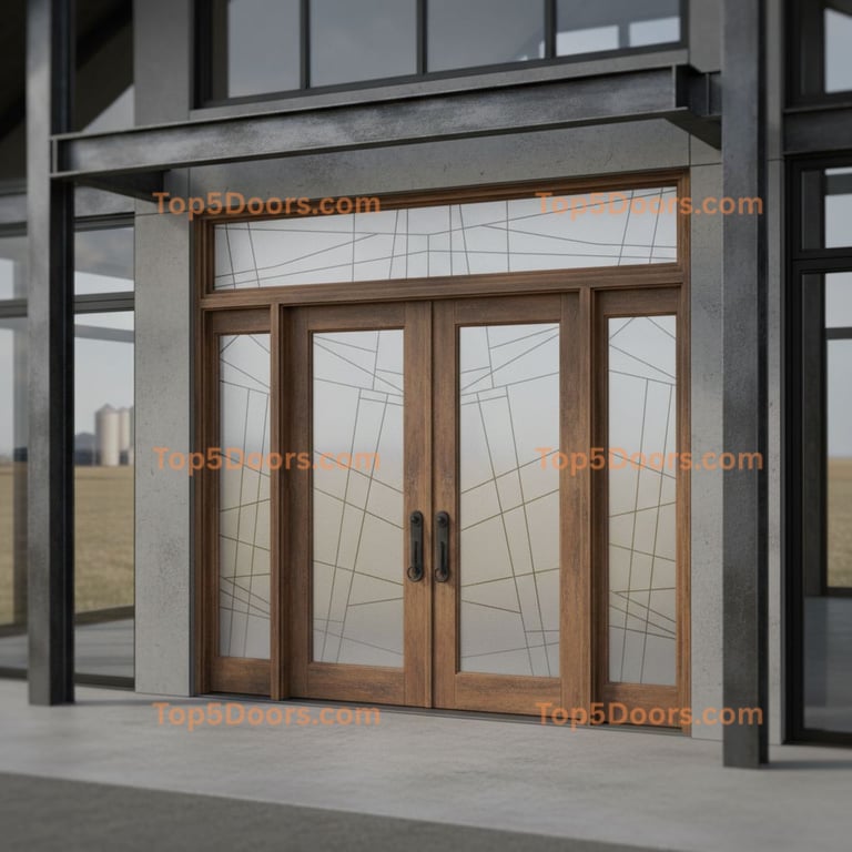 Illinois double industrial Door