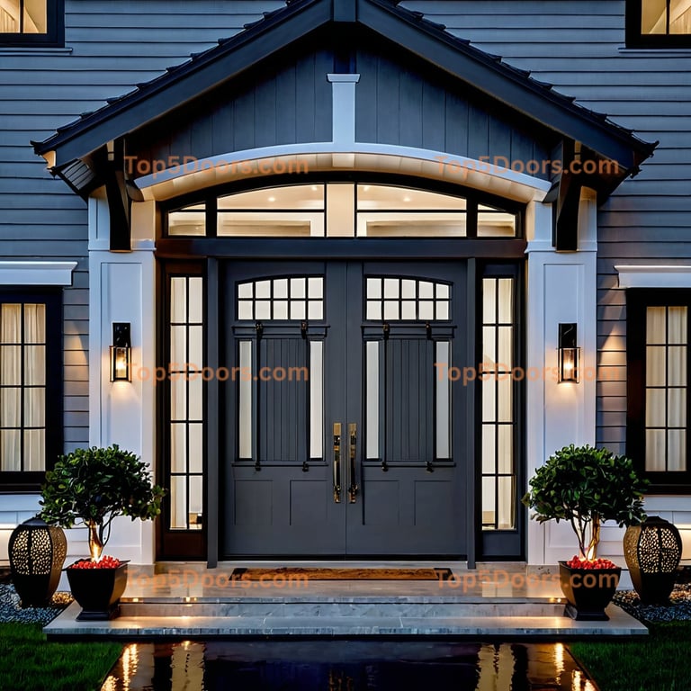 Illinois entry door modern farmhouse Door