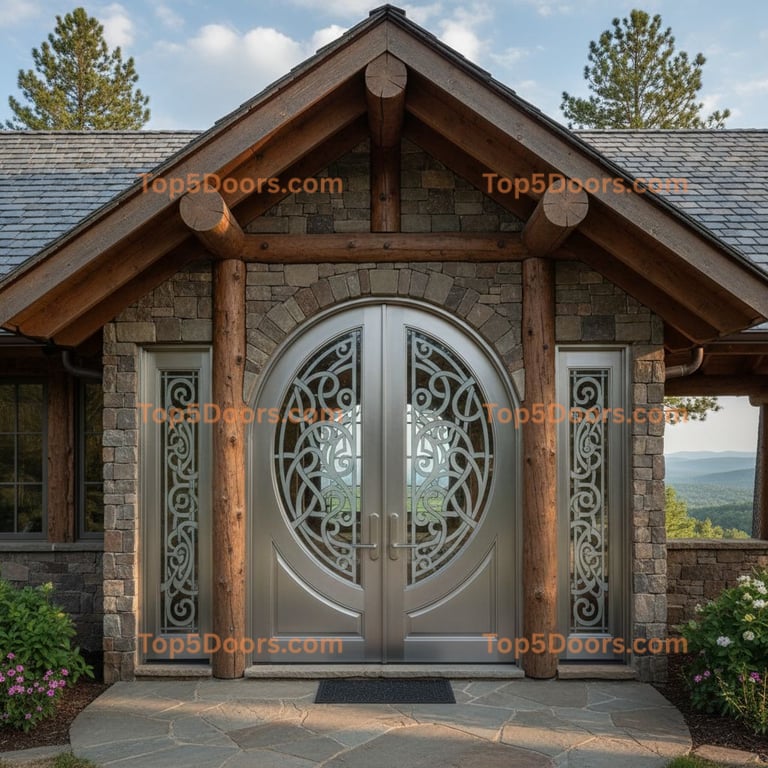Illinois french door mountain lodge Door