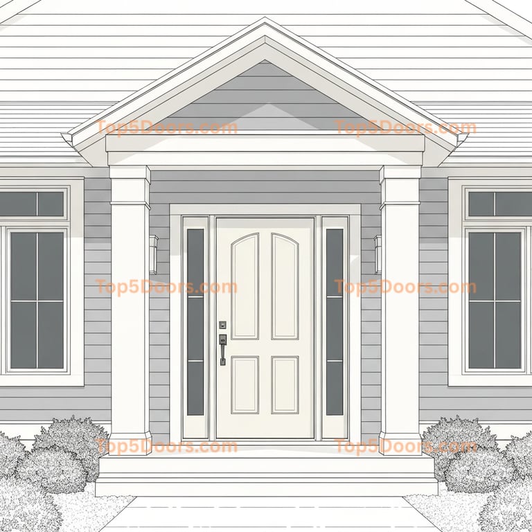 Illinois french door minimalist Door