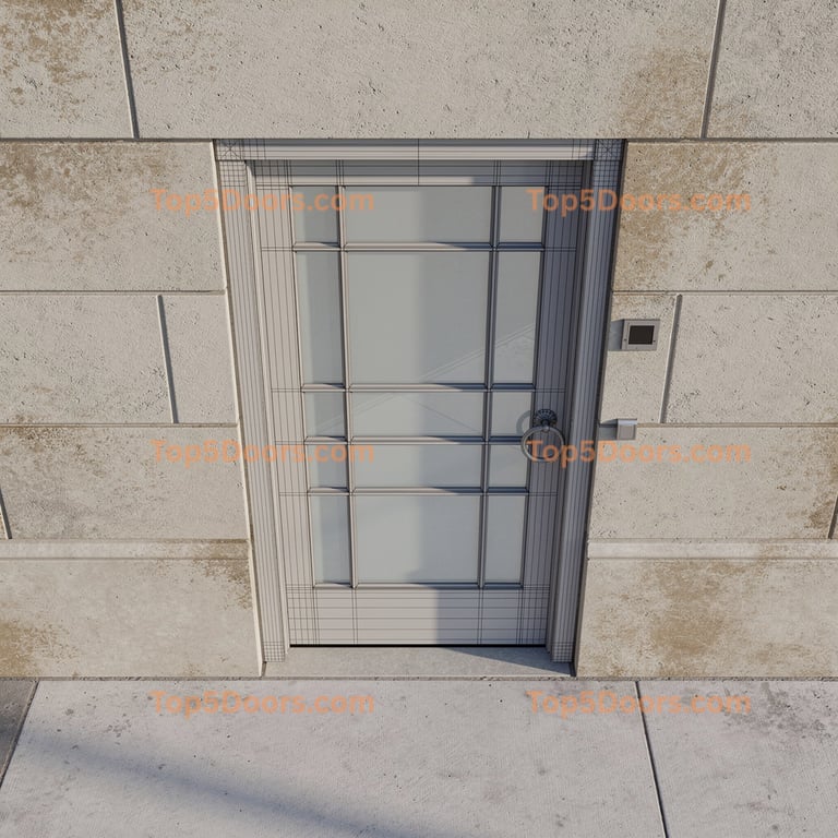 Illinois front entry door european classic Door