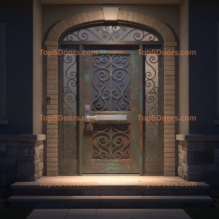 Illinois front entry door french provincial Door