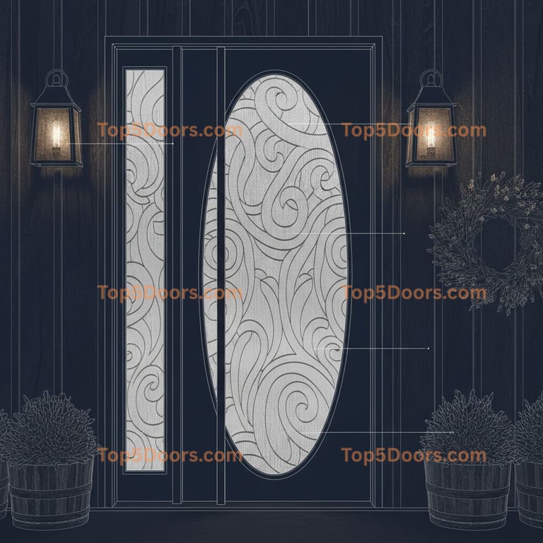 Illinois pivot scandinavian Door