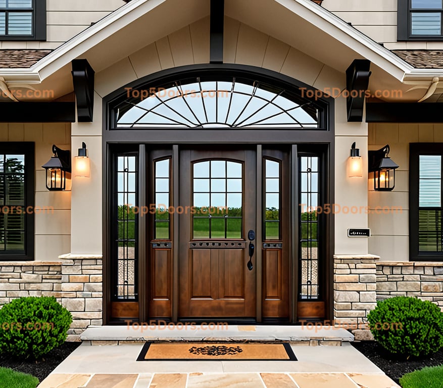 Illinois steel frame craftsman Door