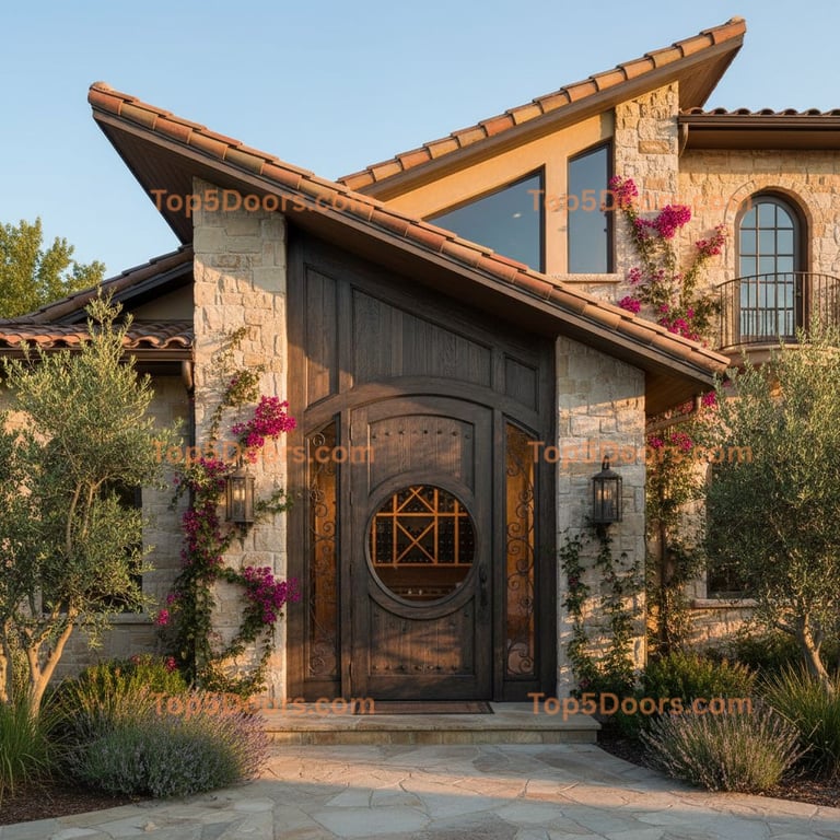 Illinois wine cellar door mediterranean Door