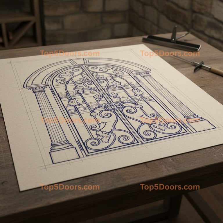 Illinois wine cellar door georgian Door