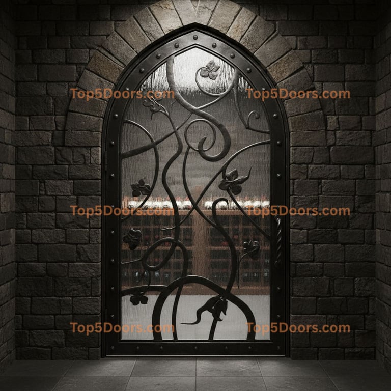 Illinois wine cellar door industrial Door