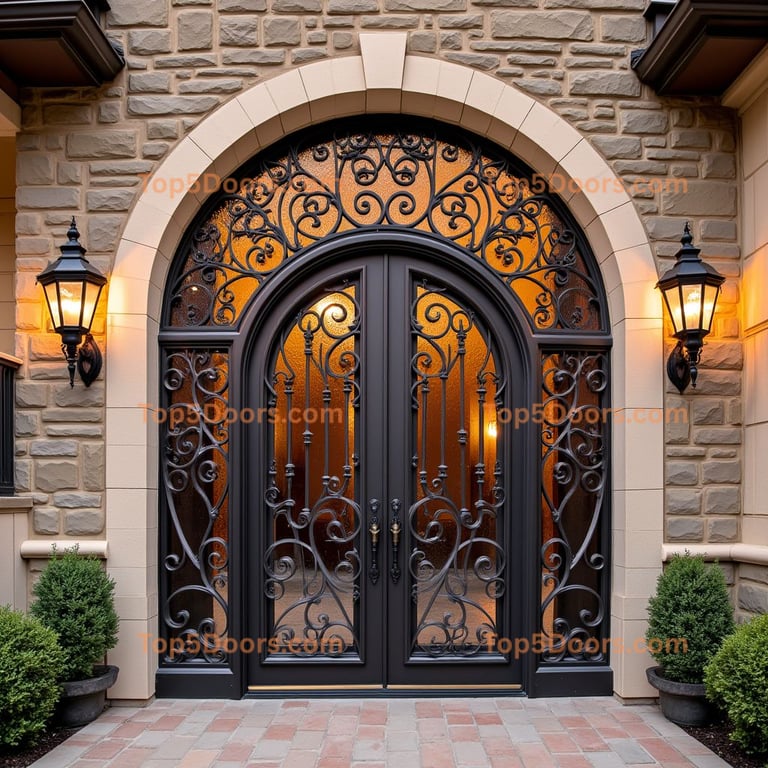 Illinois wine cellar door traditional american Door