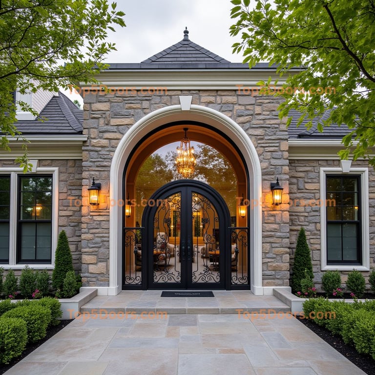 Illinois wine cellar door korean modern Door