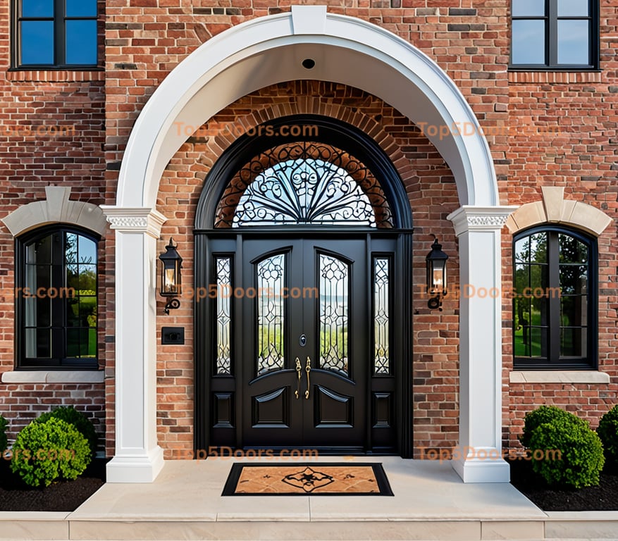 Indiana arched single georgian Door