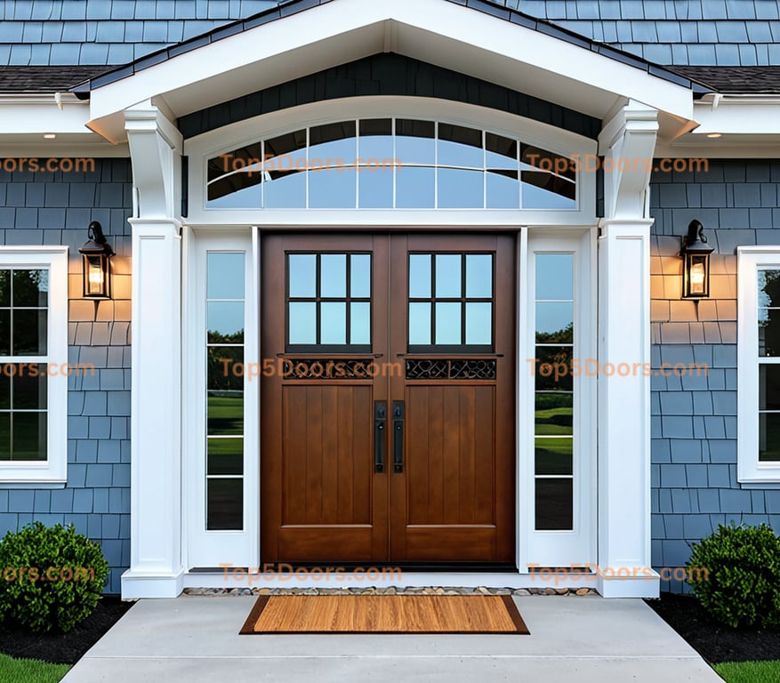 Indiana barn door mid-century modern Door