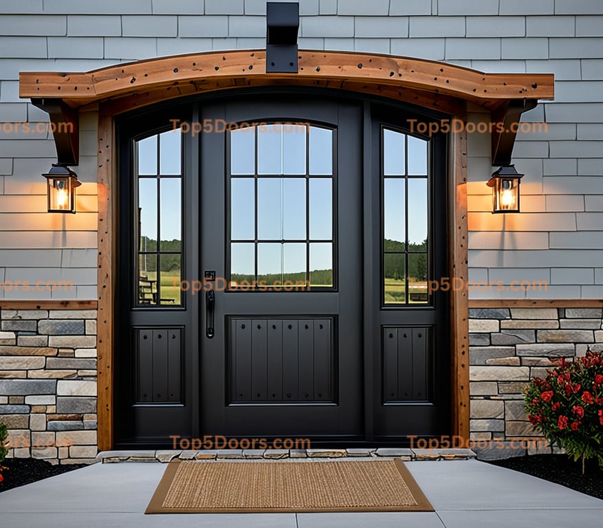 Indiana barn door mountain lodge Door