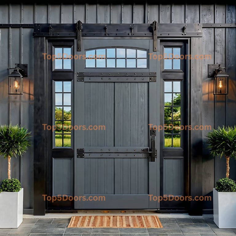 Indiana barn door coastal Door