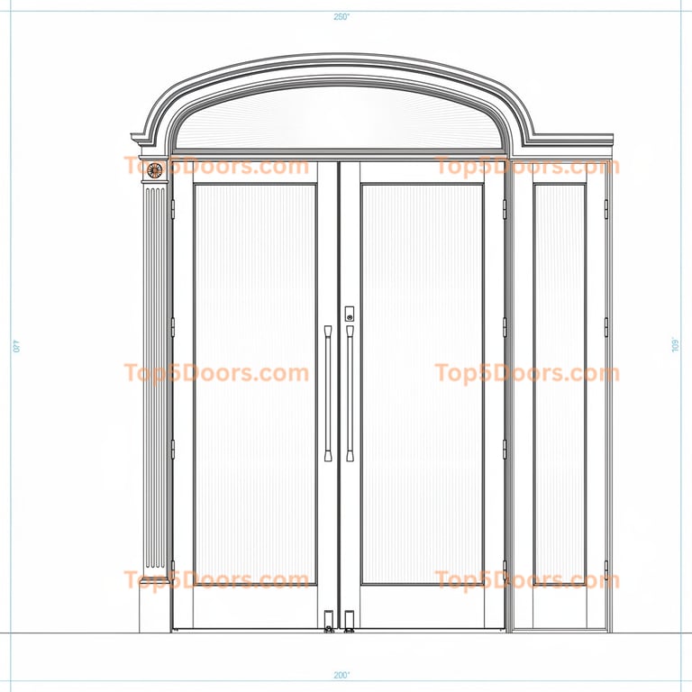 Indiana closet bifold door french country Door