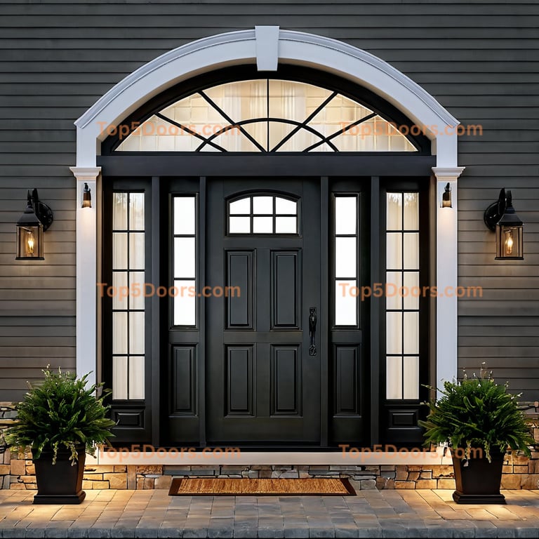 Indiana double cape cod Door