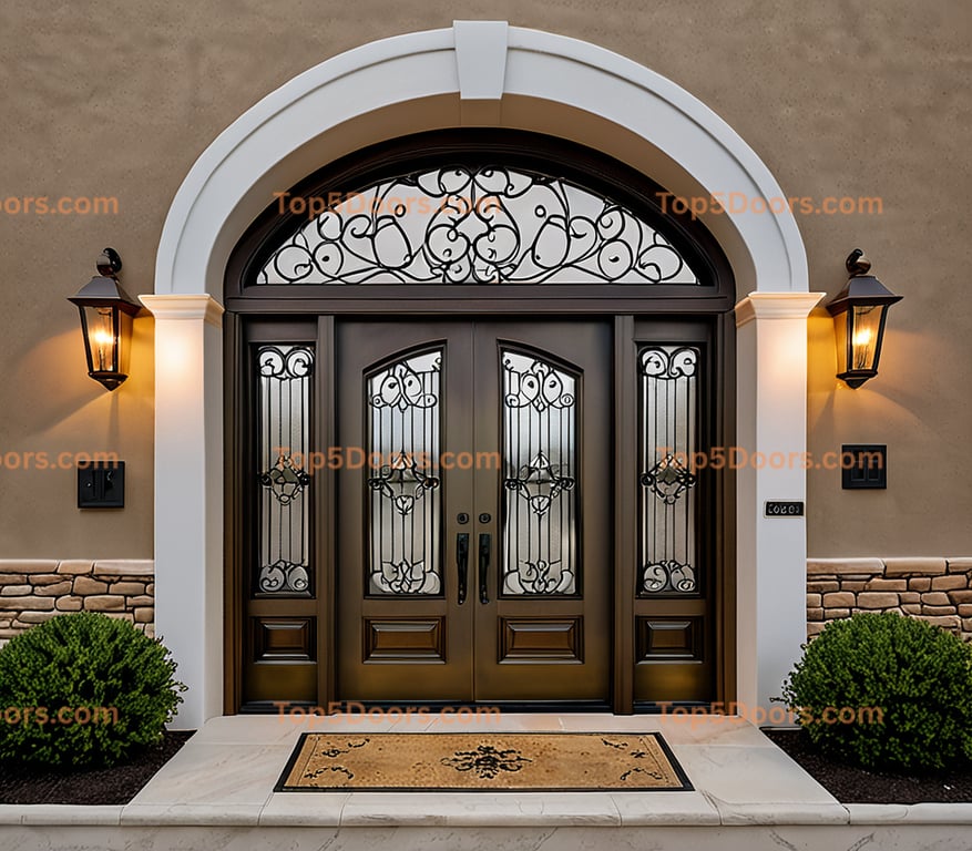 Indiana double spanish colonial Door