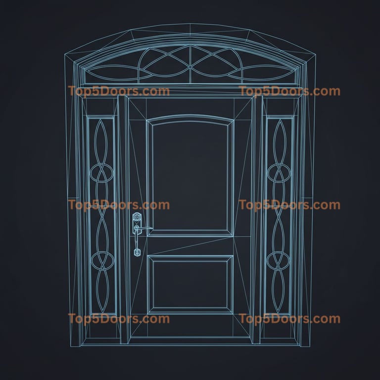 Indiana exterior door modern farmhouse Door