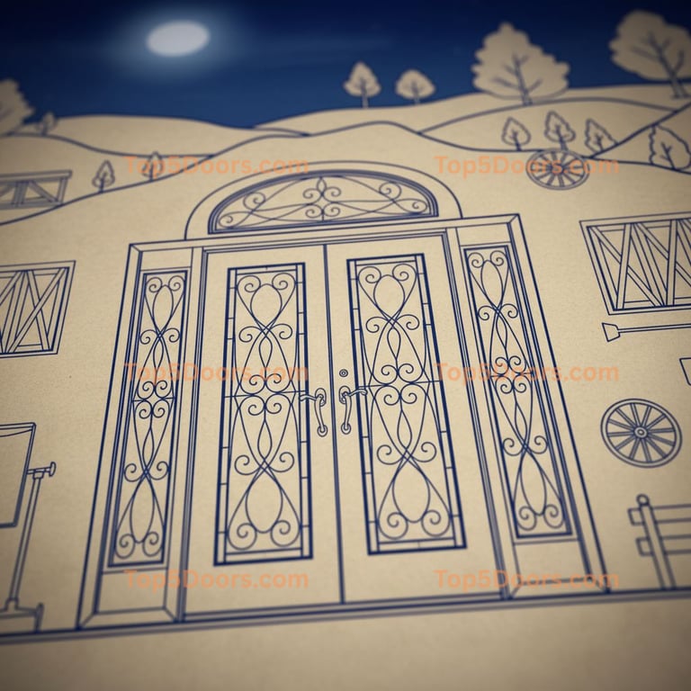 Indiana interior door mountain lodge Door