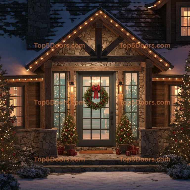 Indiana office door mountain lodge Door