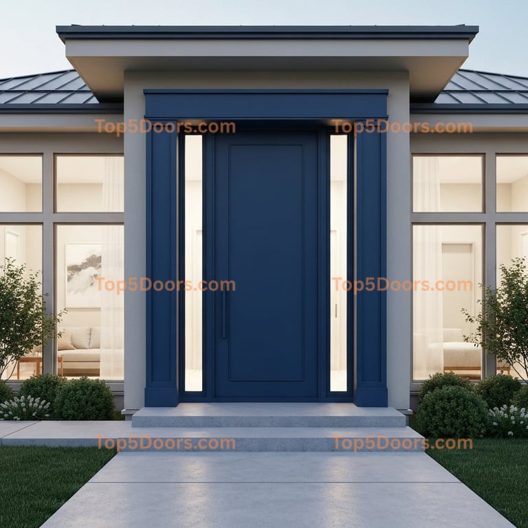 Indiana office door victorian Door