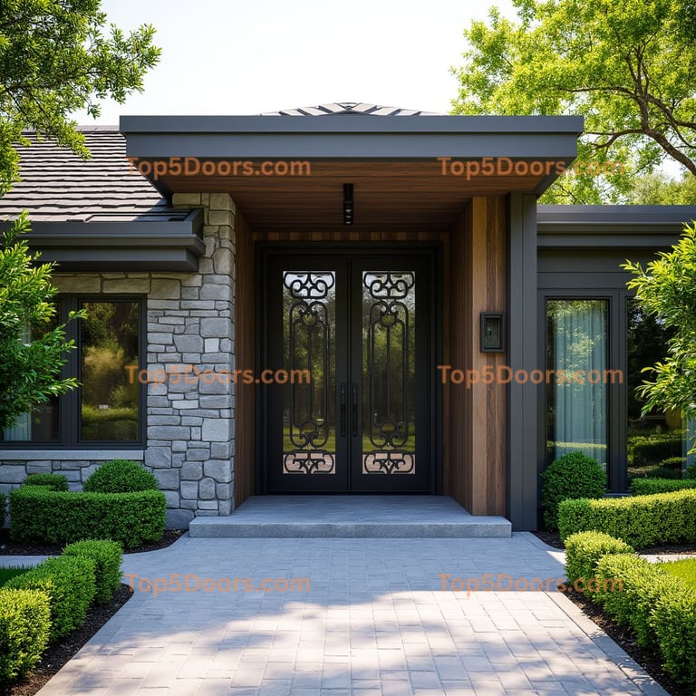 Indiana wine cellar door japanese zen Door