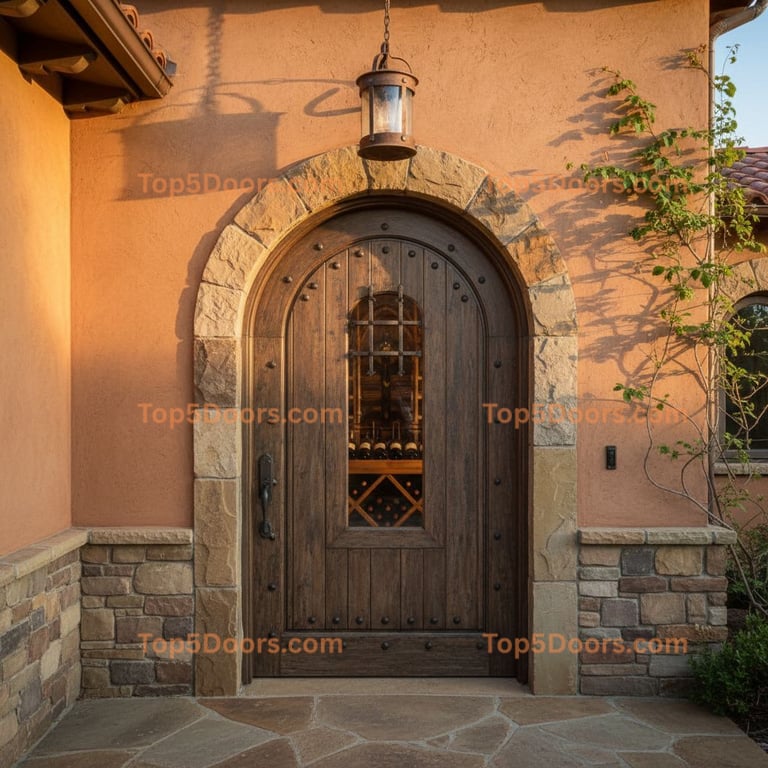Indiana wine cellar door mediterranean Door