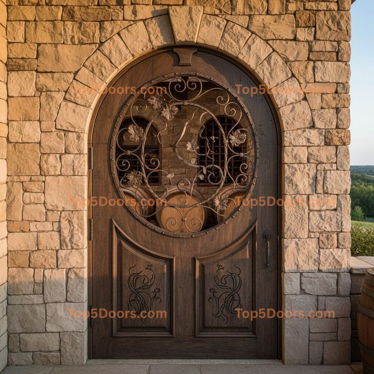 Indiana wine cellar door tuscan Door