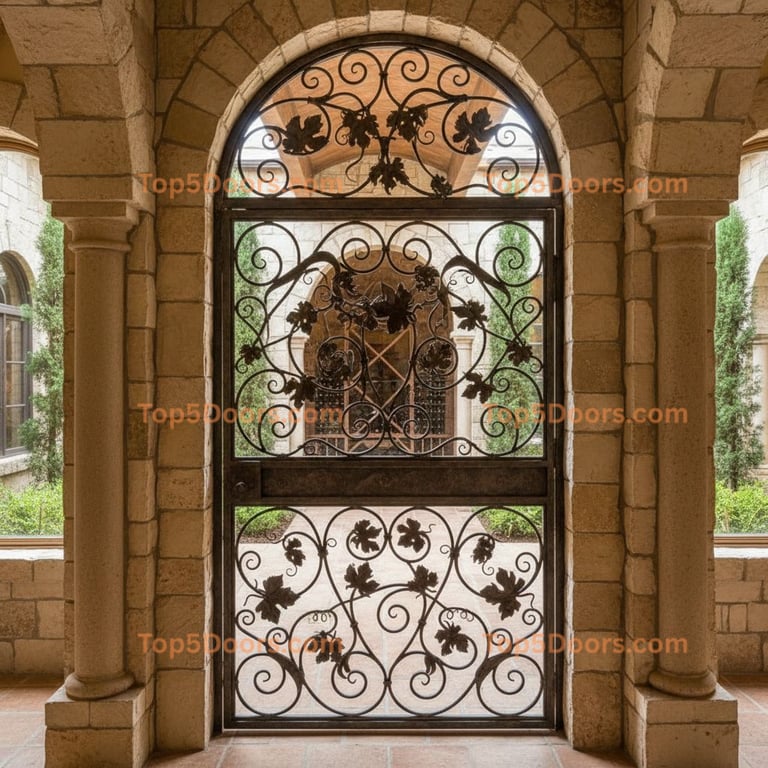 Indiana wine cellar door mediterranean Door