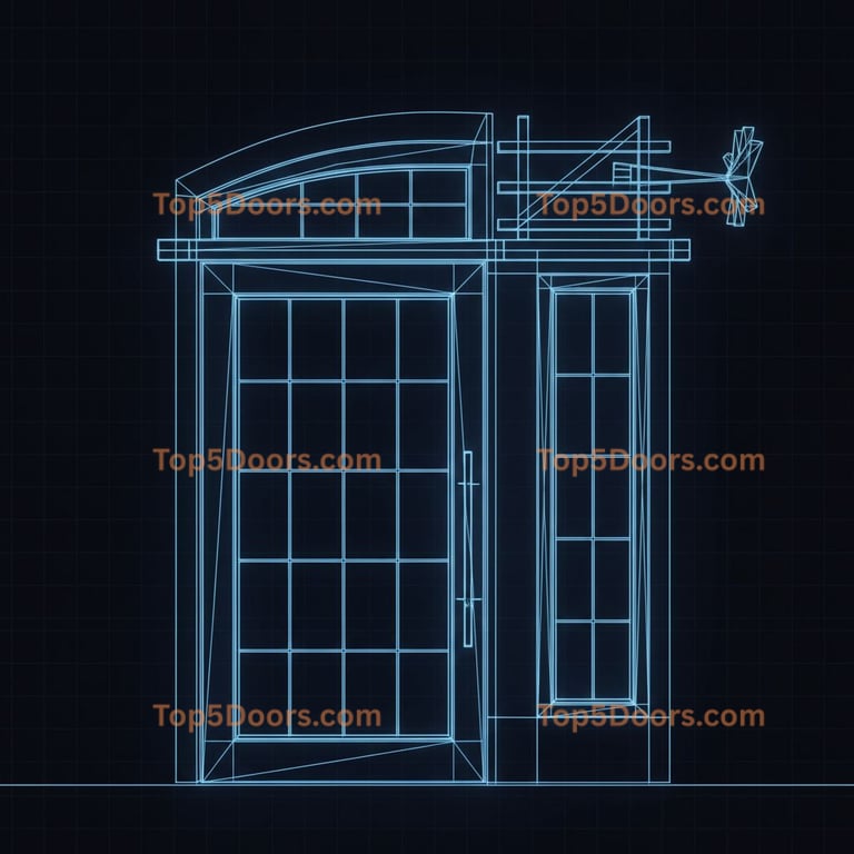 Indiana wrought iron barn door cape cod Door