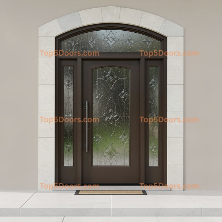 Iowa arched single mediterranean Door