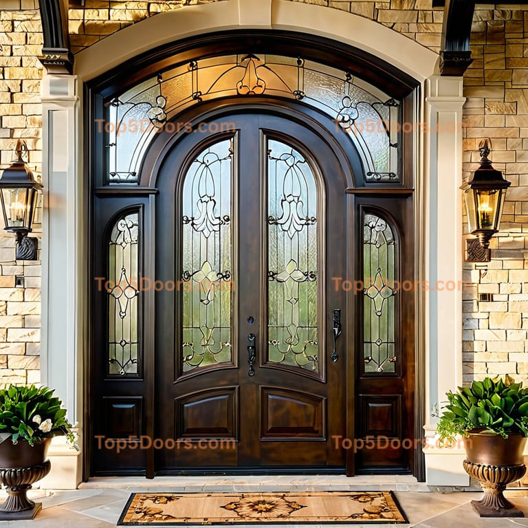 Iowa arched single european classic Door