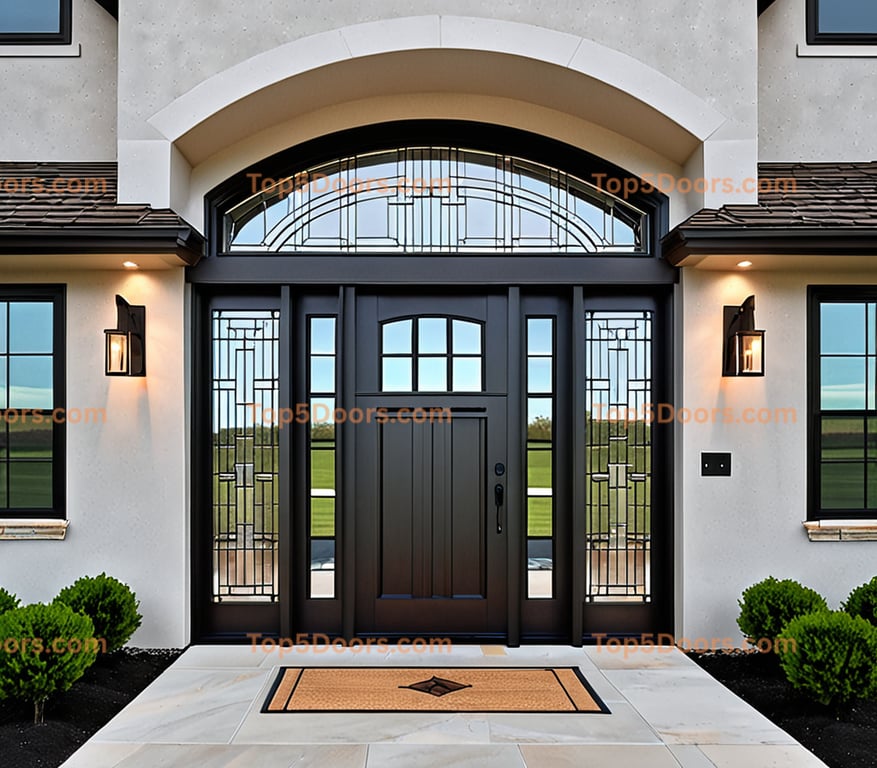 Iowa barn door modern Door