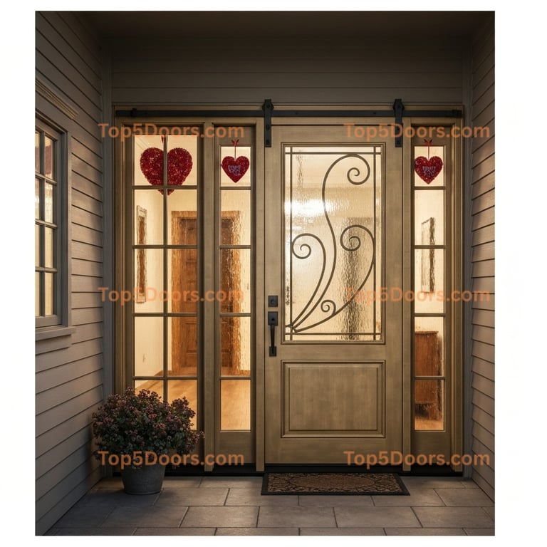 Iowa barn door french provincial Door