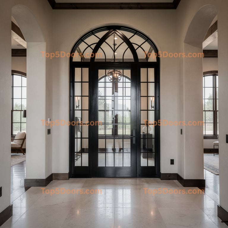 Iowa closet french door spanish colonial Door