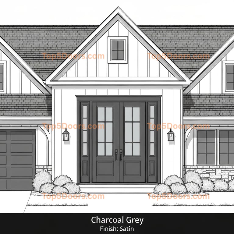 Iowa double french provincial Door