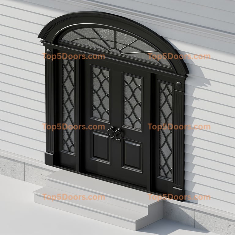 Iowa double traditional american Door